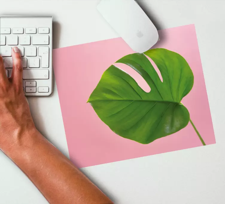 Original mouse pad monstera leaf design - TenStickers