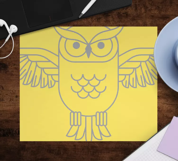 Original mouse pad owl shape design - TenStickers