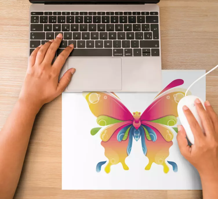 Original mouse pad radiant butterfly design - TenStickers