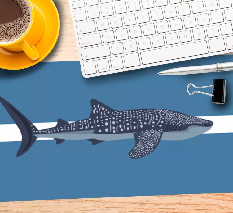 Original mouse pad shark swimming design - TenStickers