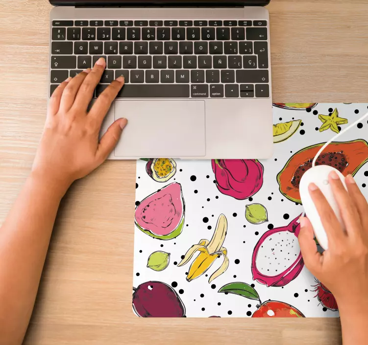 Original mouse pad vibrant fruit designs - TenStickers