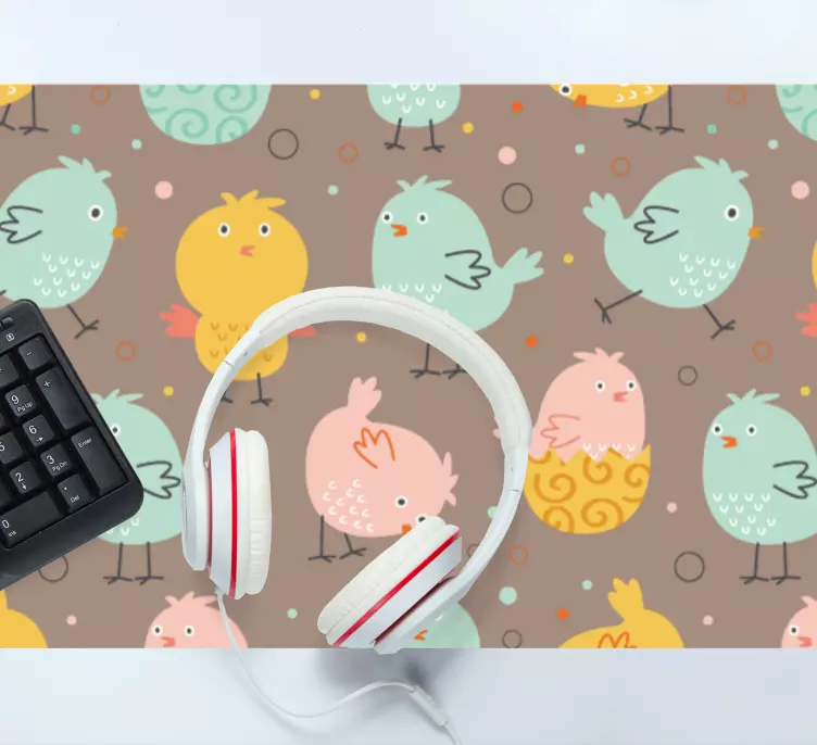 Original mouse pad with bright bird designs - TenStickers