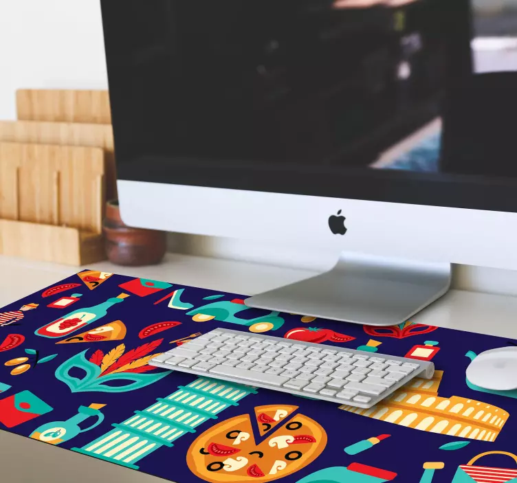 Original mouse pad with lively kitchen designs - TenStickers