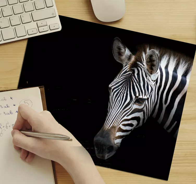 Original mouse pad zebra head close up - TenStickers