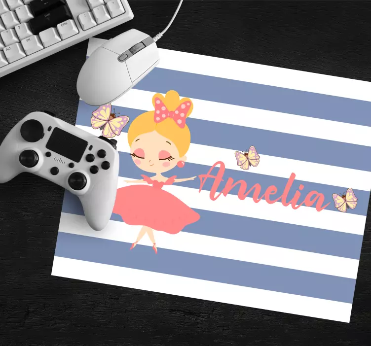 Personalised mouse mat ballet dance amelia - TenStickers