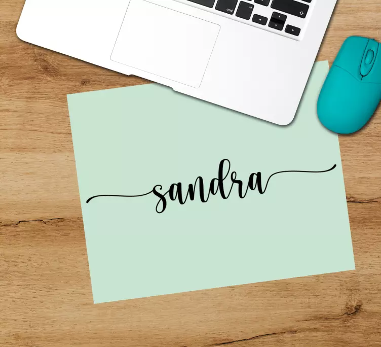 Personalised mouse mat elegant custom design - TenStickers