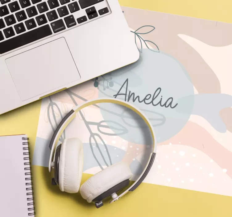 Personalised mouse mat with custom name design - TenStickers