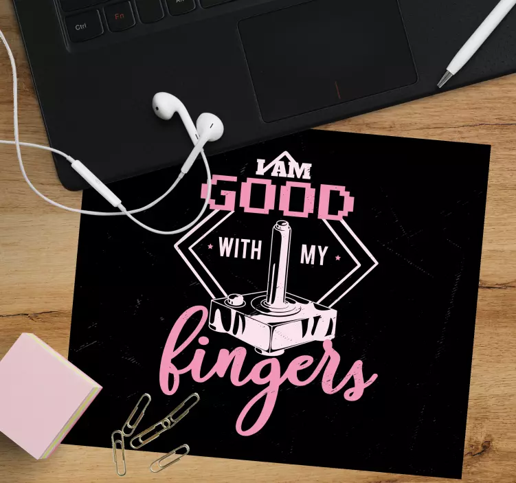 Quirky gamepad statement gaming mouse pad - TenStickers