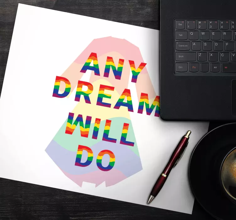 Technicolor coat original mouse pad - TenStickers