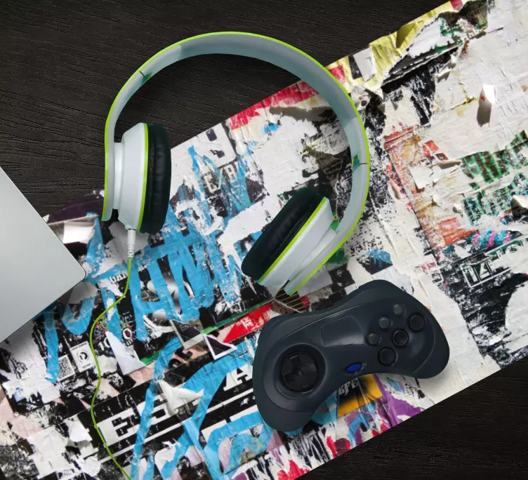 Urban street style gaming mouse pad - TenStickers