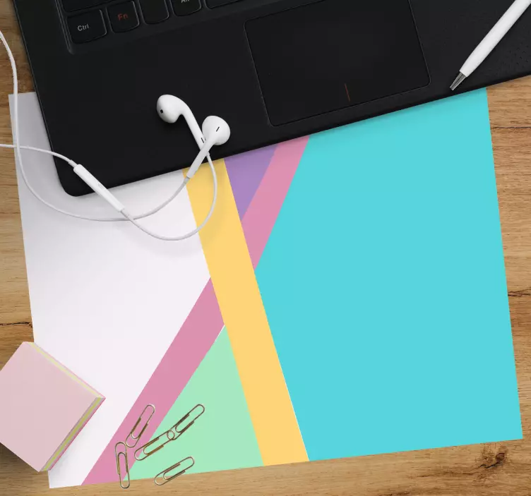 Vibrant geometric layout mouse pad patterns - TenStickers