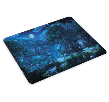 Anime mousepad serene twilight forest - TenStickers