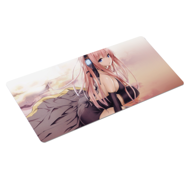 Sexy girl with pink hair anime mouse pad - TenStickers