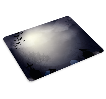 Mouse pad quotes mysterious nightscape - TenStickers