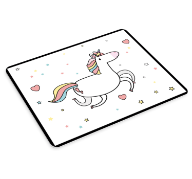 Anime mousepad whimsical unicorn adventure - TenStickers
