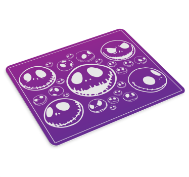 Anime mousepad with fun skull designs - TenStickers