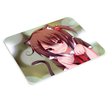 Anime mousepad with adorable character design - TenStickers
