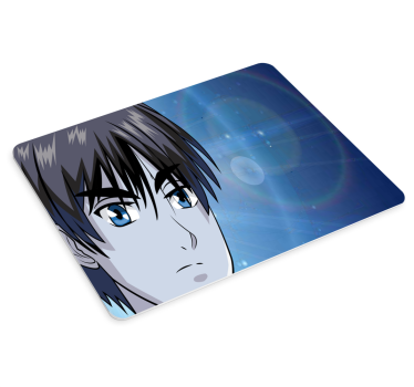 Anime mousepad featuring anime character portrait - TenStickers