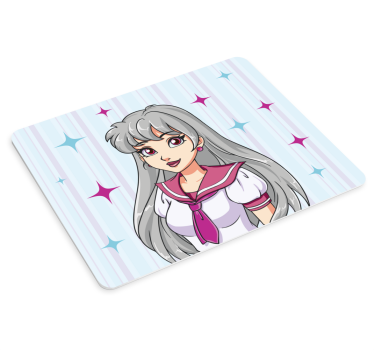 Anime mousepad featuring anime character artwork - TenStickers