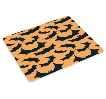 Anime mousepad with bat pattern design - TenStickers