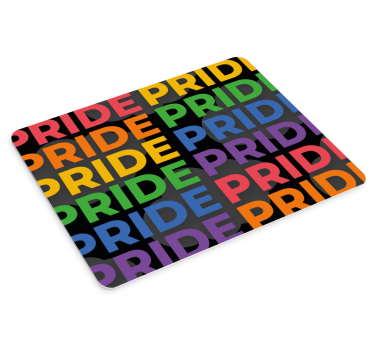 Mouse pad quotes colorful pride sayings - TenStickers