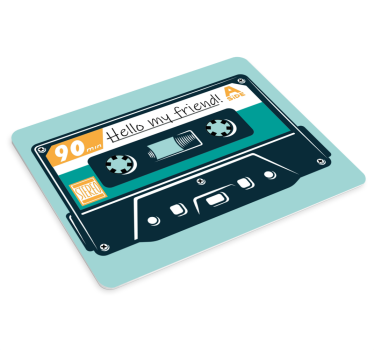 Mouse pad quotes classic audio cassette quote - TenStickers