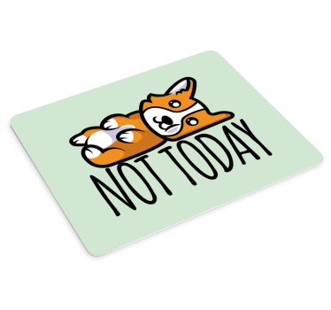 Mouse pad quotes playful fox wisdom - TenStickers