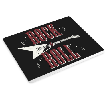 Mouse pad quotes electric guitar inspiration - TenStickers