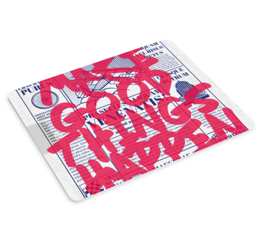 Mouse pad quotes one good thing happens - TenStickers