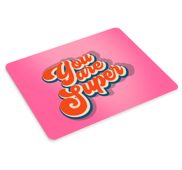 Believe in yourself mouse pad quotes - TenStickers
