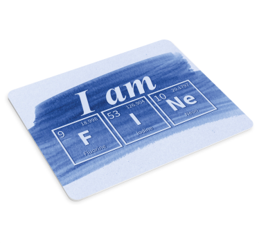Mouse pad quotes inspired by the periodic table - TenStickers
