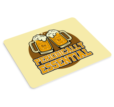 Mouse pad quotes beer is proof god loves us - TenStickers