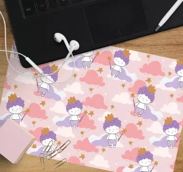 Anime mousepad featuring adorable royalty characters - TenStickers