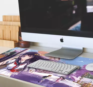 Anime mousepad featuring anime character scene - TenStickers