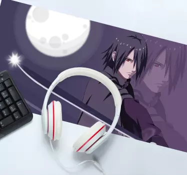 Anime mousepad warrior with sword - TenStickers