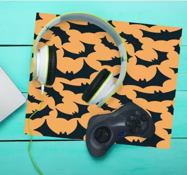 Anime mousepad with bat pattern design - TenStickers