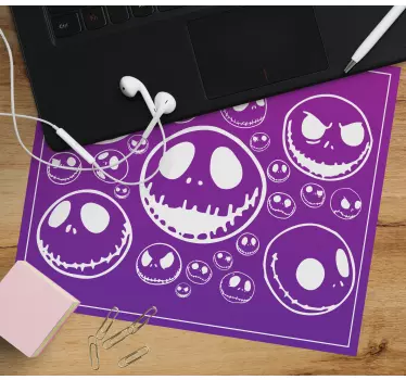 Anime mousepad with fun skull designs - TenStickers