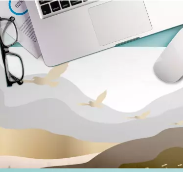 Mouse pad quotes flowing nature scene - TenStickers