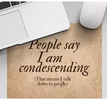 Mouse pad quotes for the overly intelligent - TenStickers