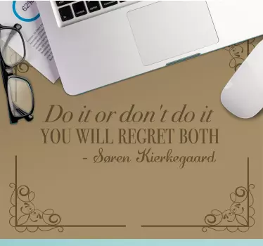 Mouse pad quotes inspirational quote art - TenStickers