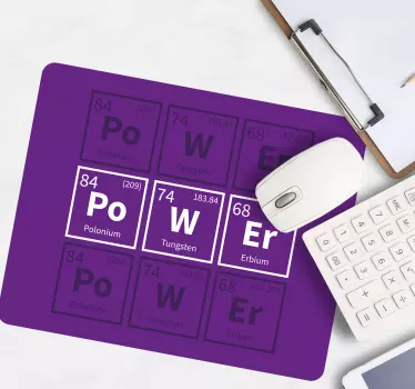 Mouse pad quotes power elements showcase - TenStickers