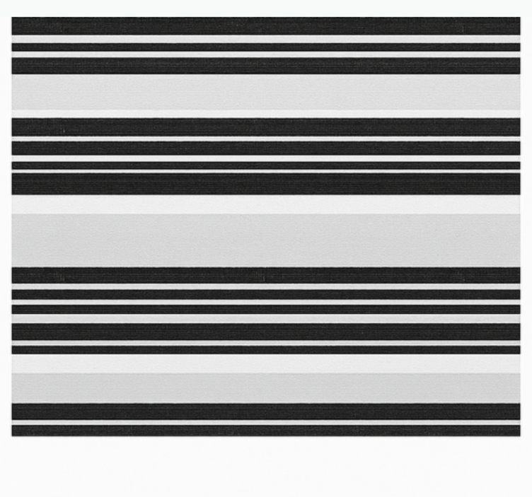 "Righe Bianco Nero" bathroom blind - TenStickers