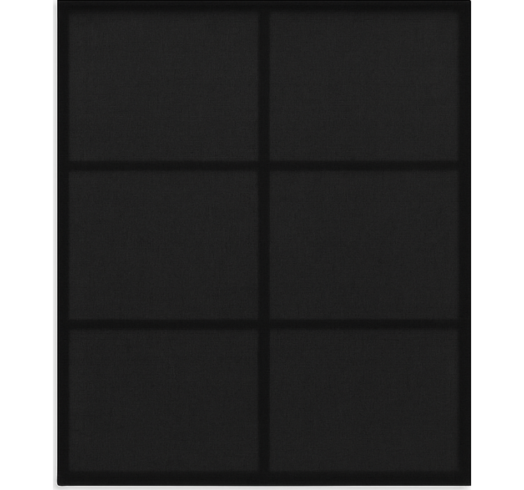Modern blocks pattern black roller blind - TenStickers