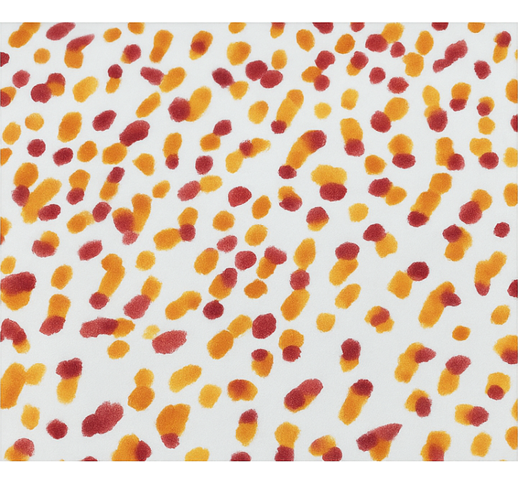 Orange and red dots blind teens - TenStickers