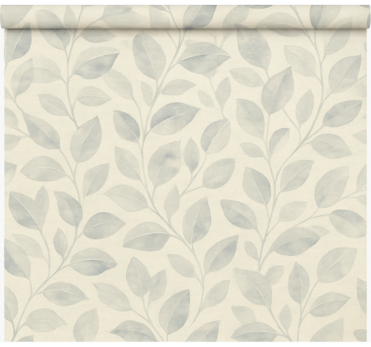 Roller blind office light blue flower design - TenStickers