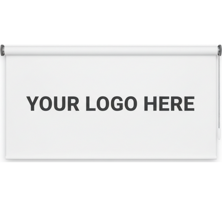 Roller blind office custom business logo design - TenStickers