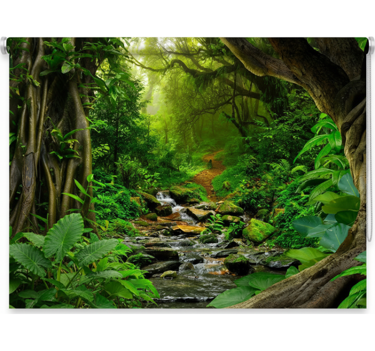 Tree blind tropical forest retreat - TenStickers