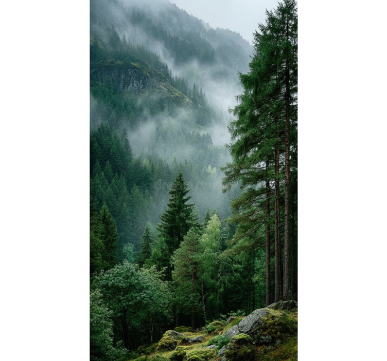 Tree blind the melancholy option - TenStickers