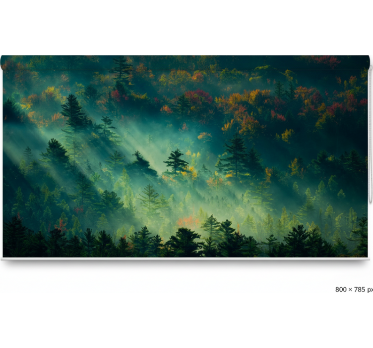 Tree blind the mysterious woods - TenStickers