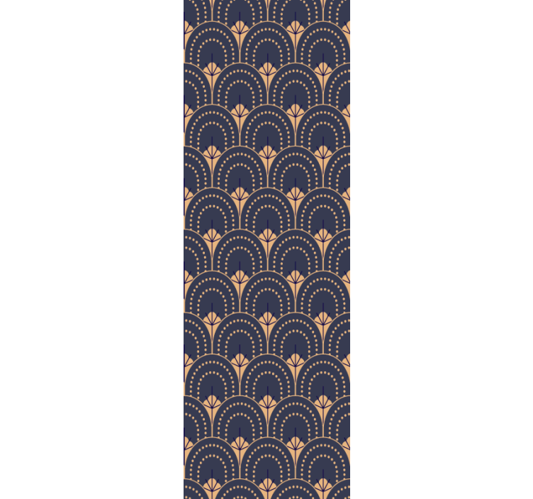 Home office blind with elegant fan design - TenStickers